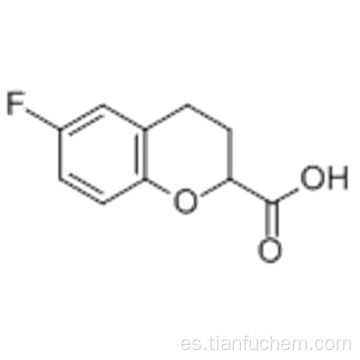 Ácido 6-fluoro-3,4-dihidro-2H-1-benzopiran-2-carboxílico CAS 129050-20-0